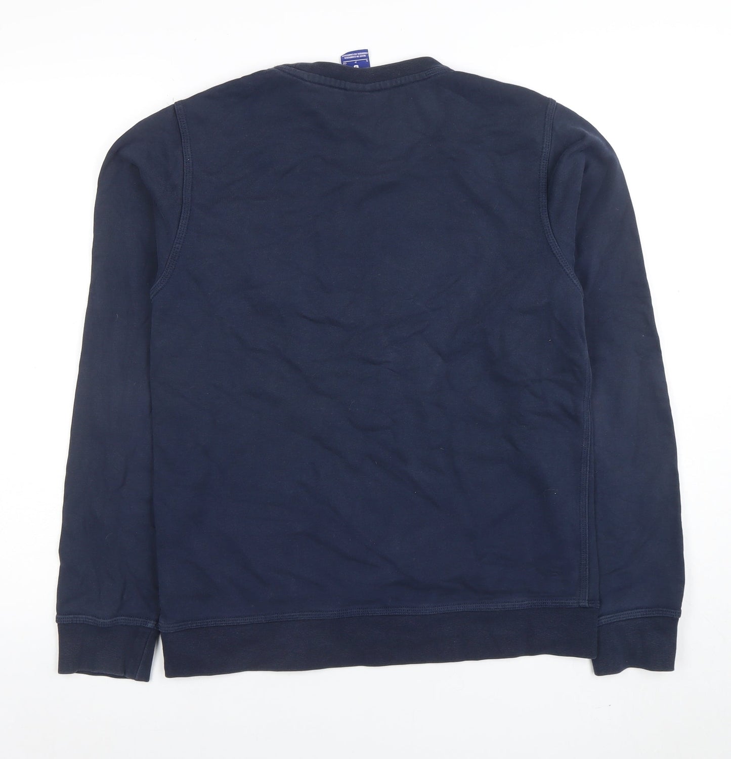 Nike Women’s Navy Blue Small Pullover Sweatshirt Crew Neck Cotton