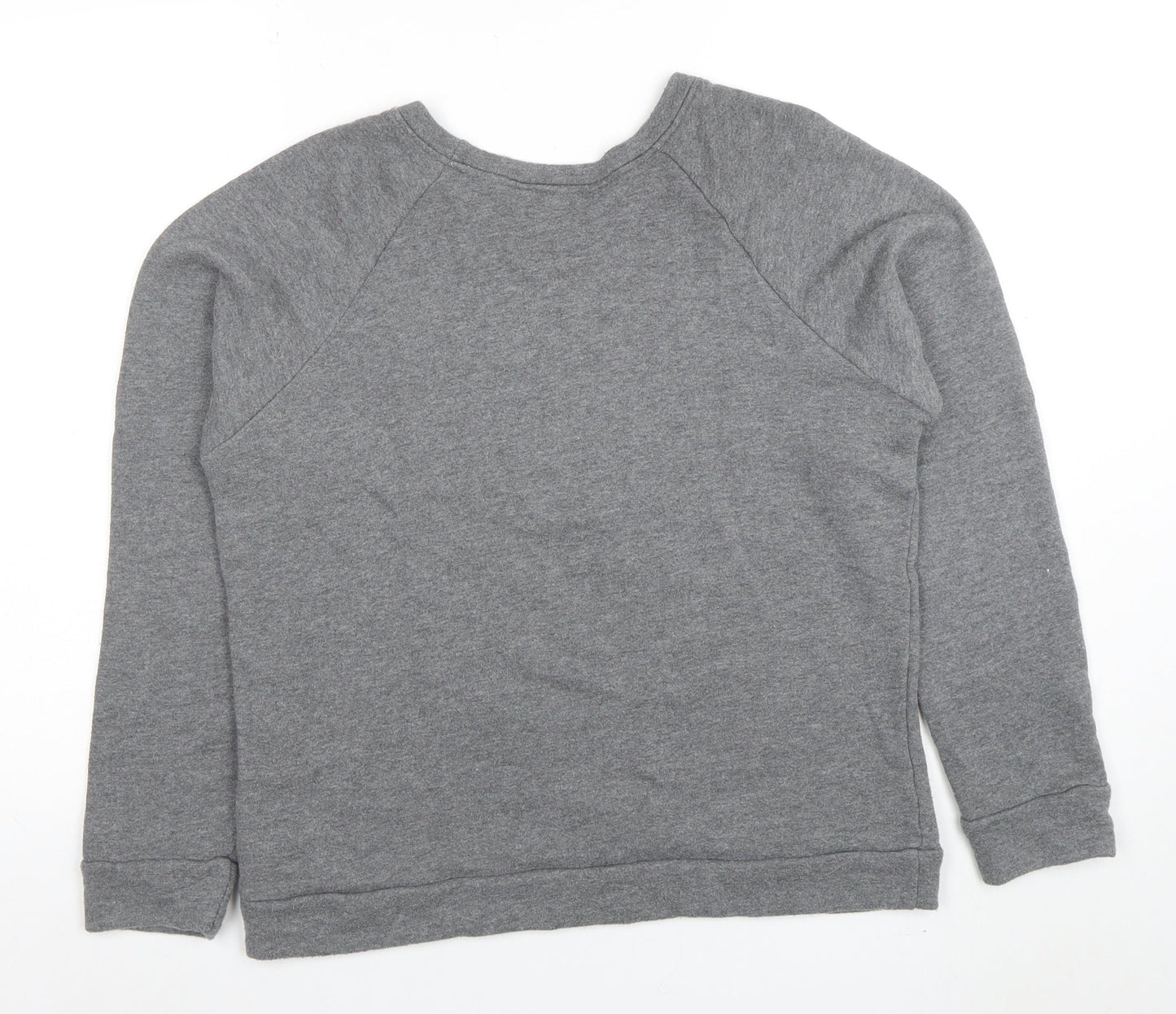 Disney Women Grey Mickey Mouse Graphic Pullover Sweatshirt Size M