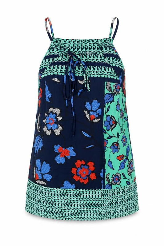 Next Women's Multicoloured Floral Halter Camisole Tank Top Size 12