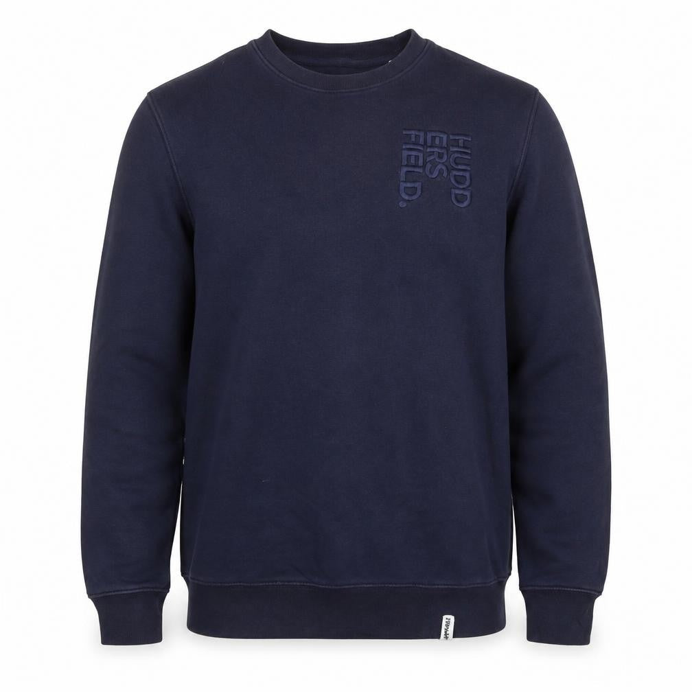 Stanley Stella Men’s Blue Crew Neck Pullover Sweatshirt Size L