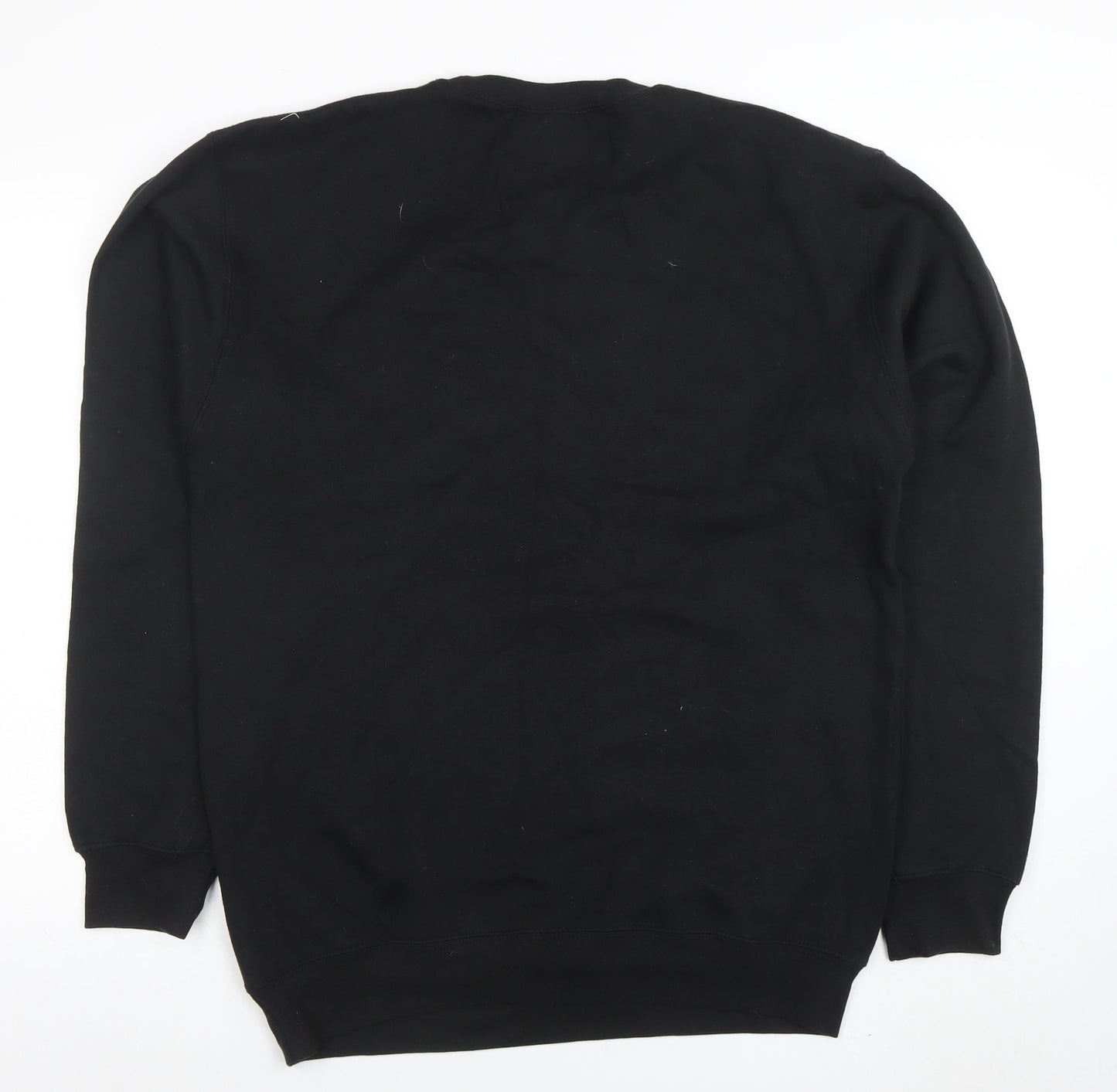 Martes Men’s Black XL Christmas Graphic Pullover Sweatshirt