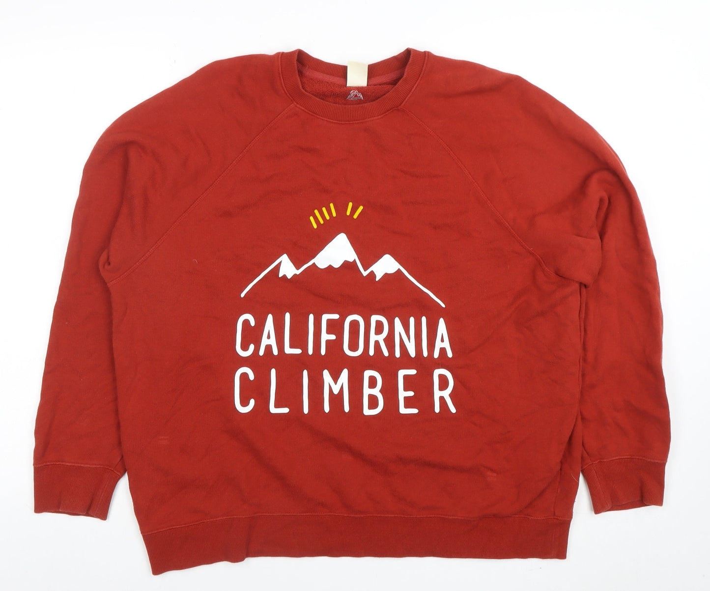Uniqlo UT California Memories Red XL Women's Pullover Sweatshirt