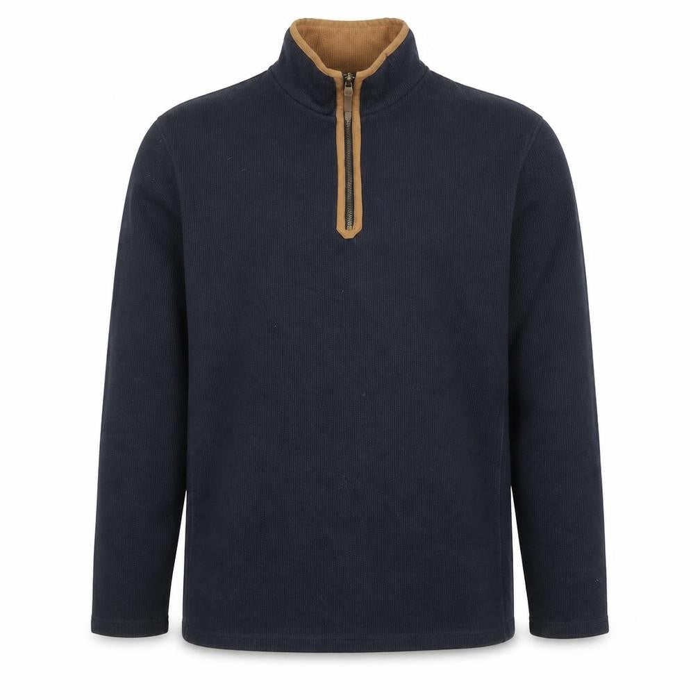 Mountain Warehouse Men’s Blue XL 1/4 Zip Pullover Sweatshirt
