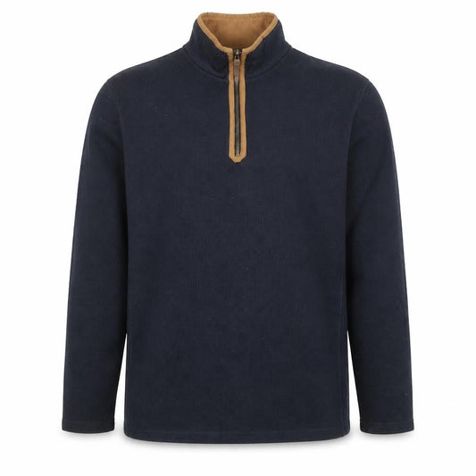 Mountain Warehouse Men’s Blue XL 1/4 Zip Pullover Sweatshirt