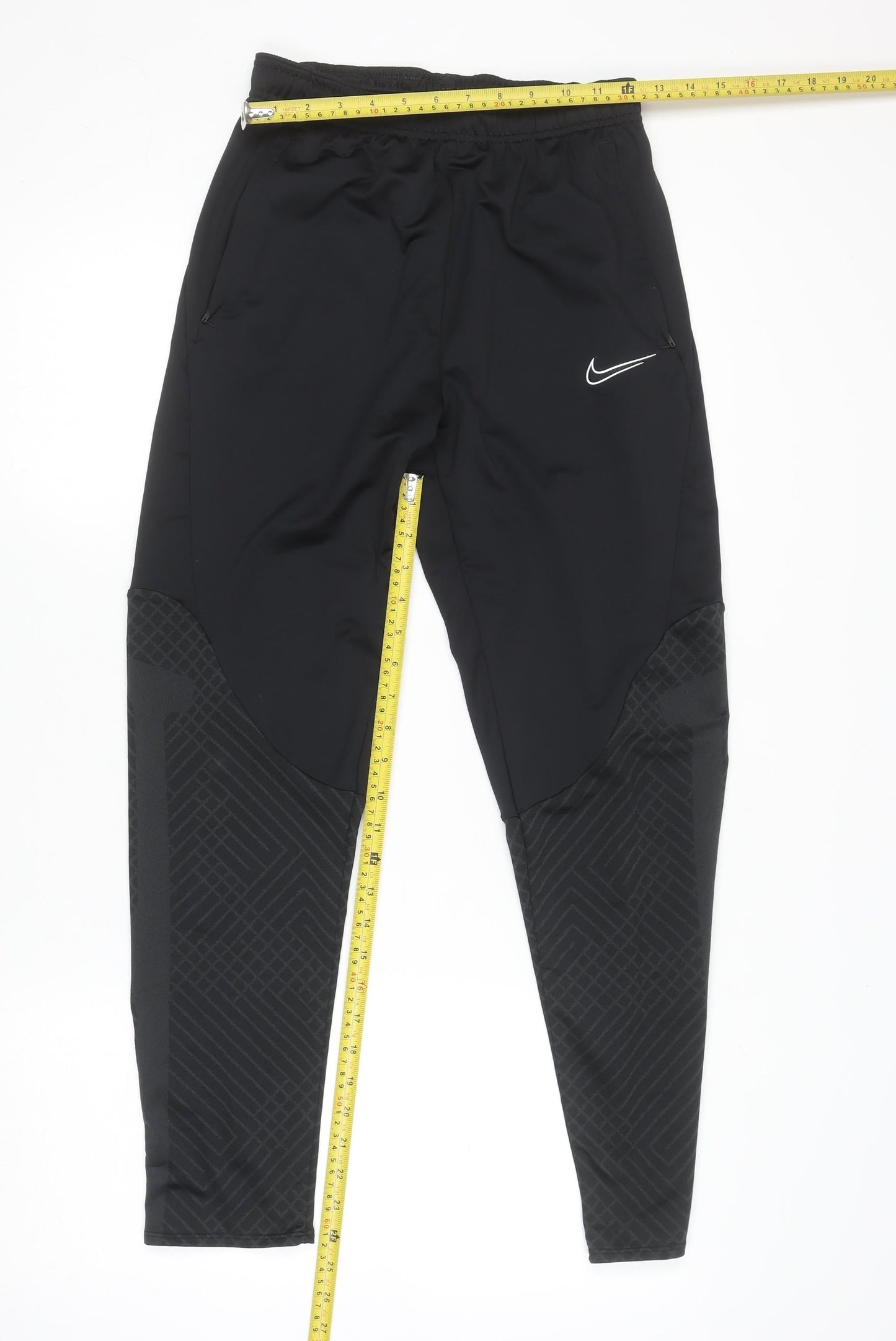 Nike Boys Black Dri-Fit Slim Fit Track Pants XL 158–170cm