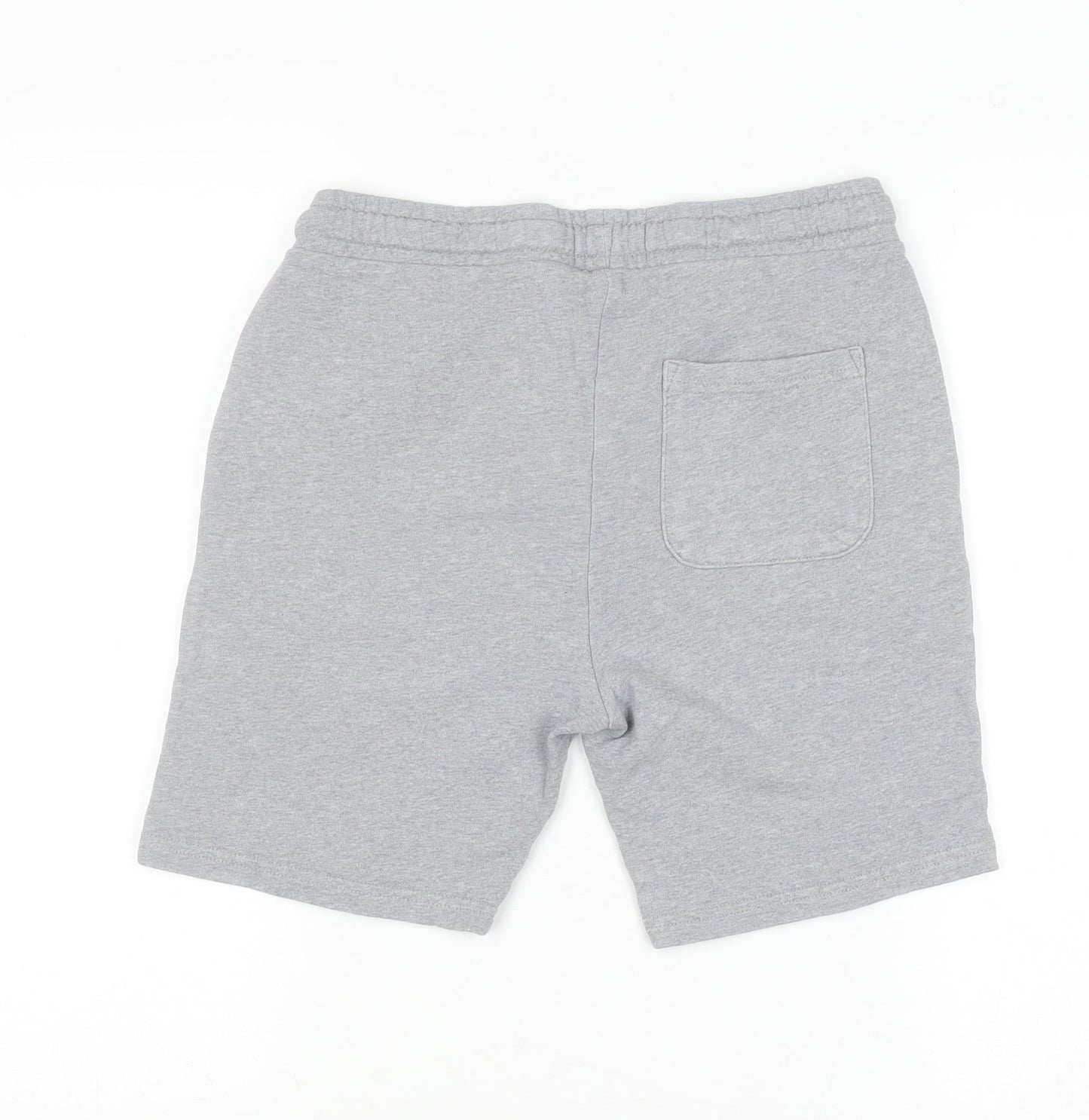 Jack Wills Boys Grey Sweat Shorts 12-13 Years Regular Fit Elastic Waist