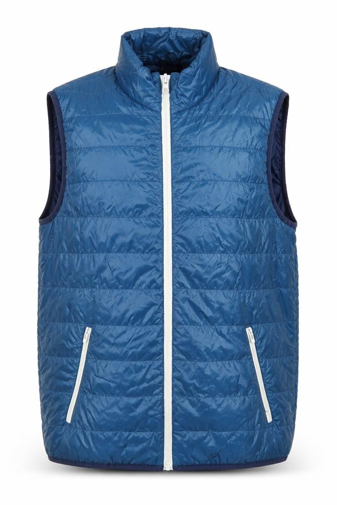 Livergy Men's Blue Padded Lightweight Bodywarmer Gilet Size 42 Regular
