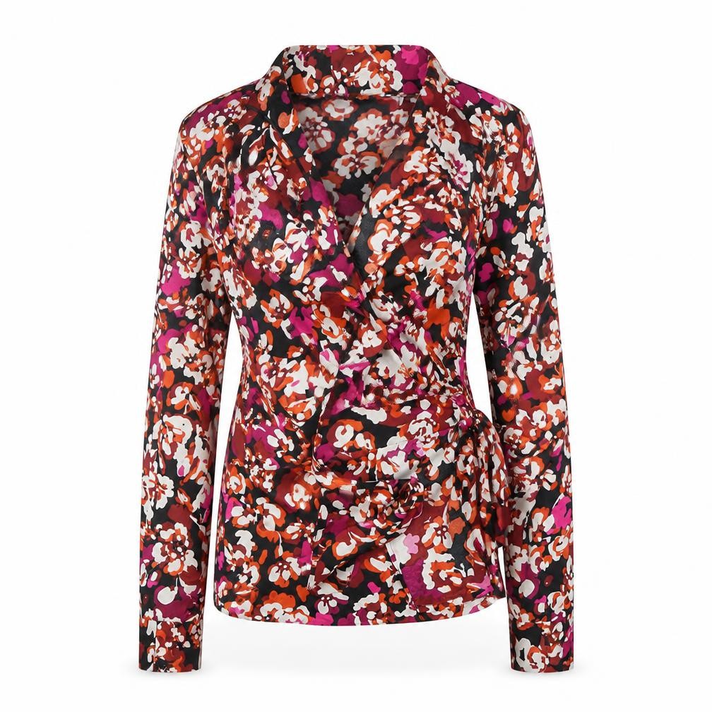 Second Female Women's Multicoloured Floral Wrap Blouse M