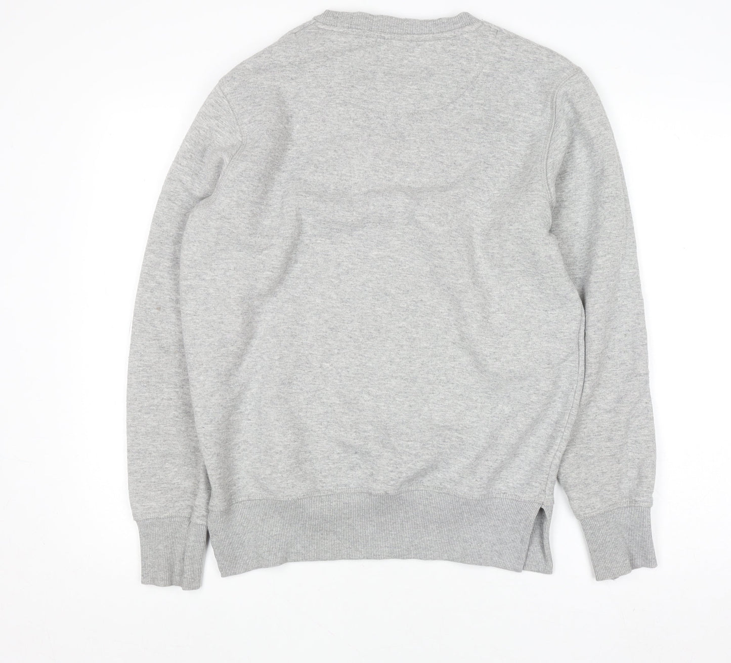 Jack & Jones Men's Grey Crew Neck Graphic Sweatshirt Size M
