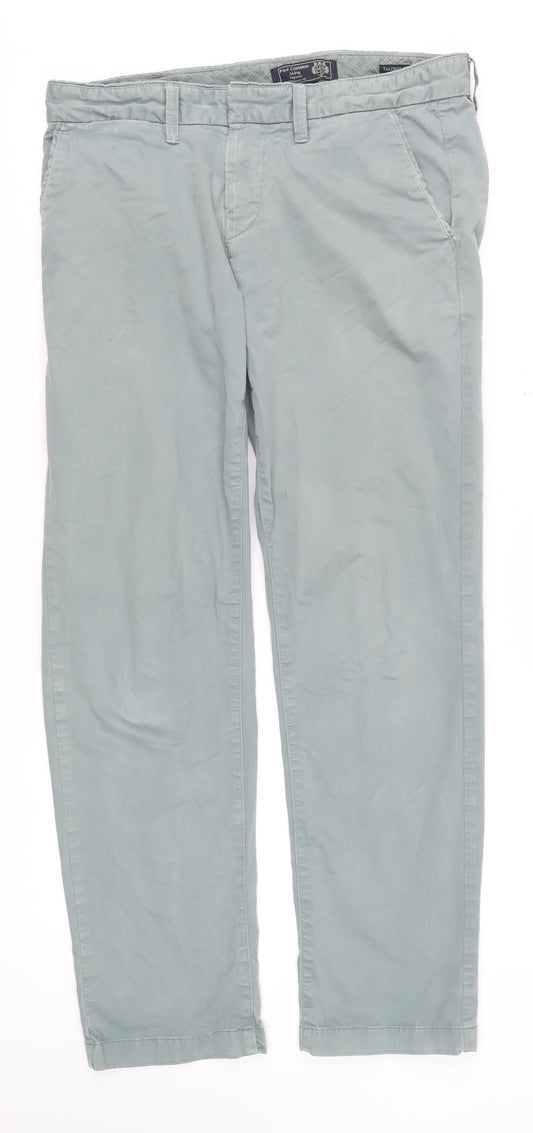 Paul Costelloe Living Men's Grey Chino Trousers W32 L31 Slim Fit