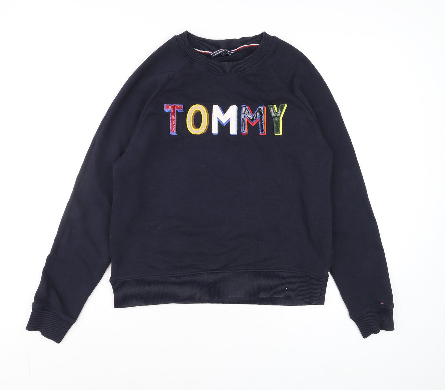 Tommy Hilfiger Men’s Blue Embroidered Logo Sweatshirt Size M