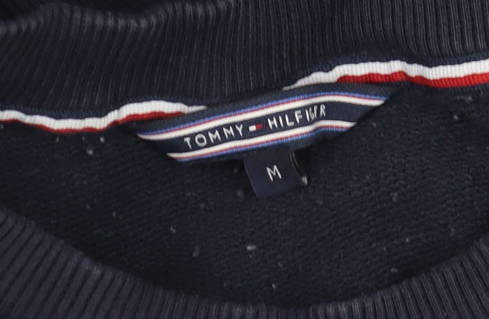 Tommy Hilfiger Men’s Blue Embroidered Logo Sweatshirt Size M