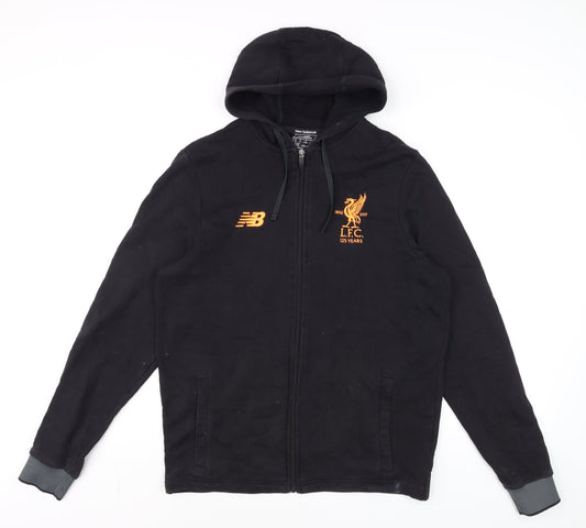 New Balance Men's Black L.F.C. Embroidered Full Zip Hoodie Size M