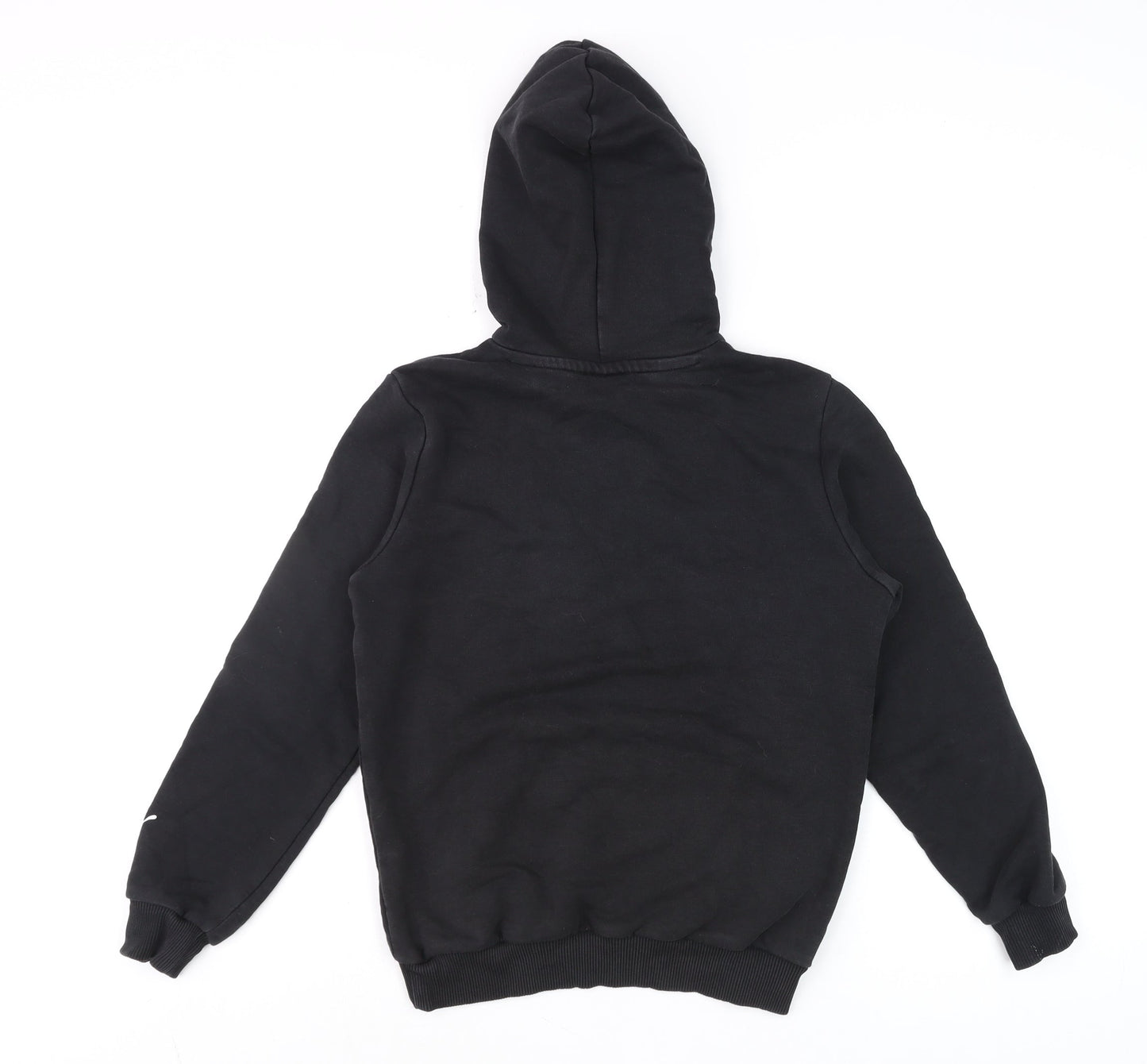 Puma Boys Black 11-12 Years Pullover Hoodie GCFC Logo Cotton Blend