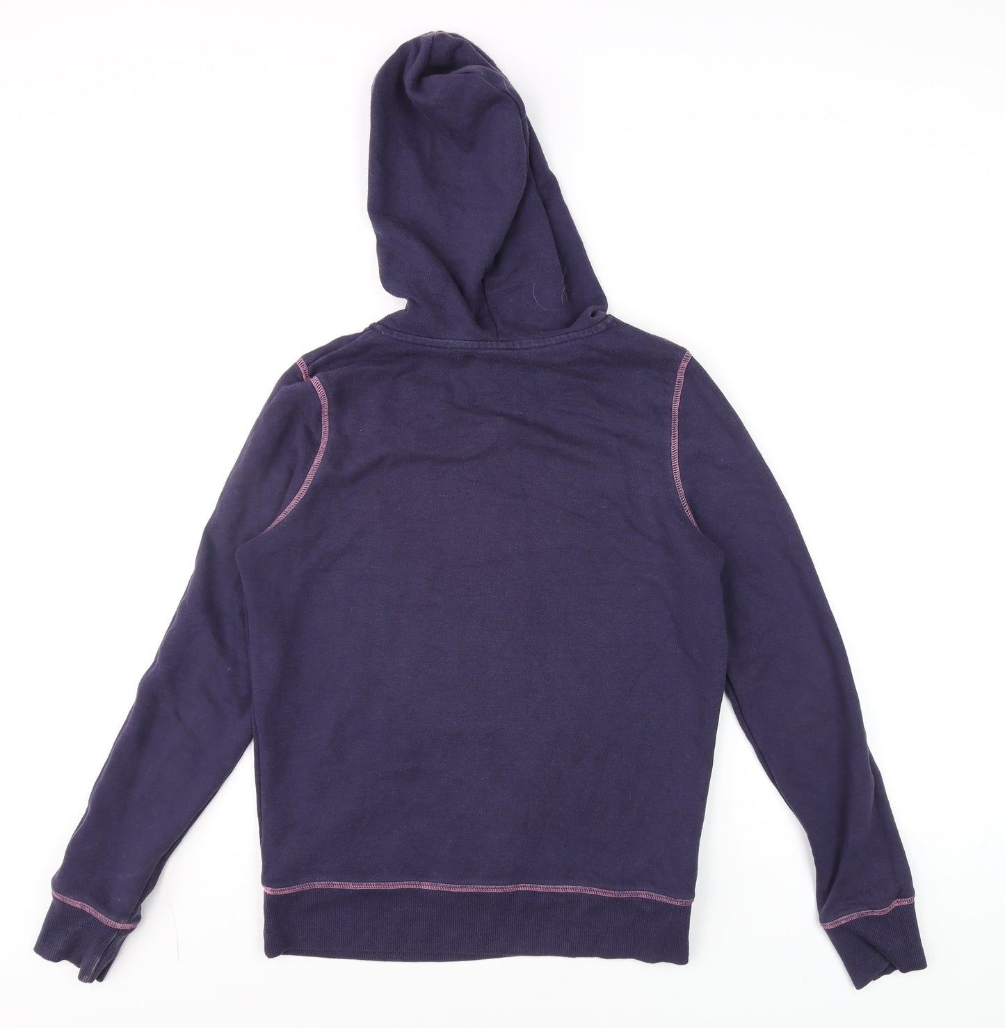 Papaya Women Navy Blue L.A.C. 75 Pullover Hoodie Size 12 Cotton Blend