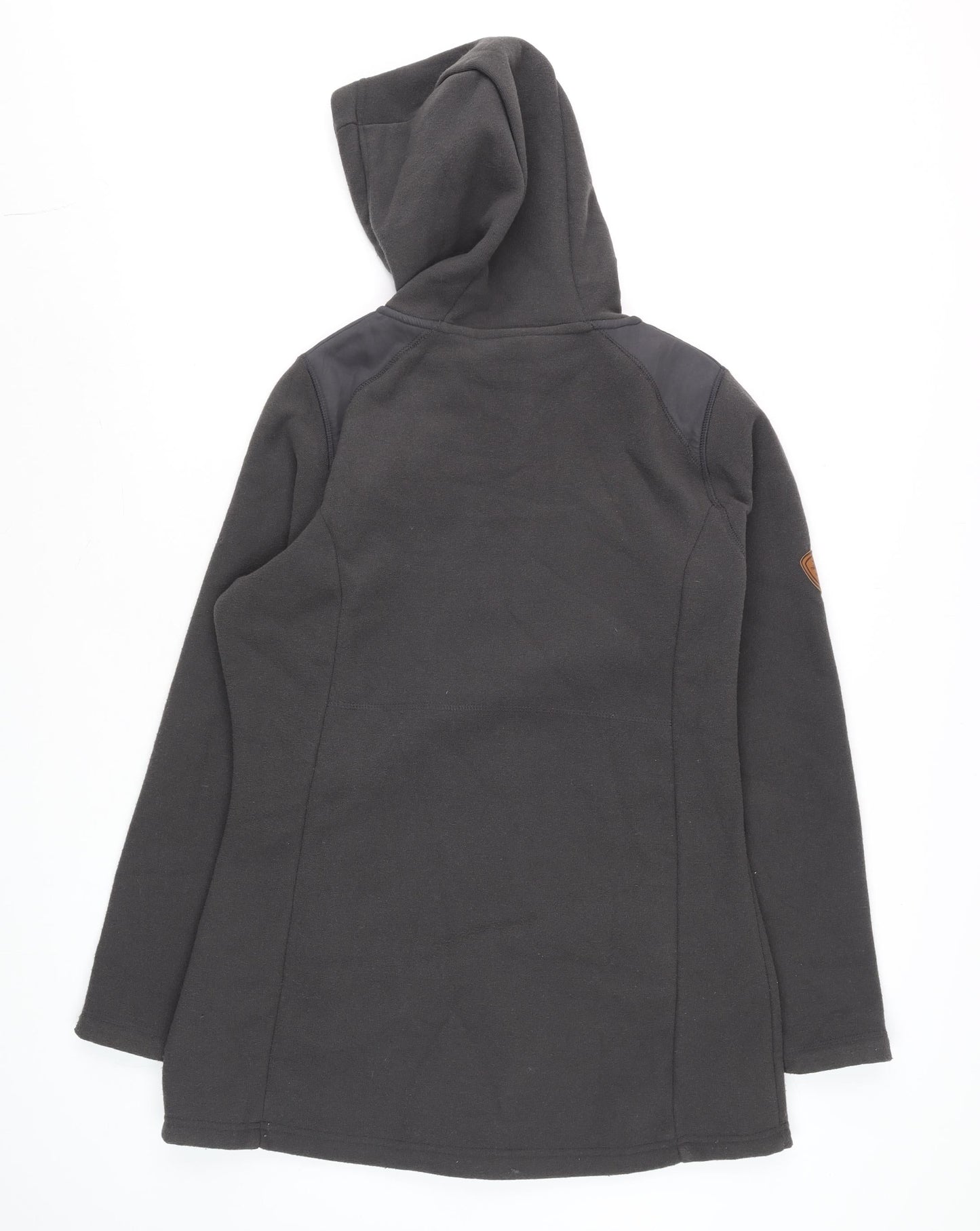 Trespass Unisex Black Fleece Soft Shell Hooded Jacket L