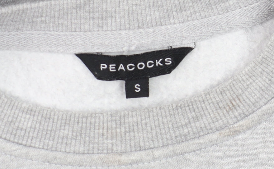 Peacocks Men's Grey Chicago Graphic Sweatshirt Small