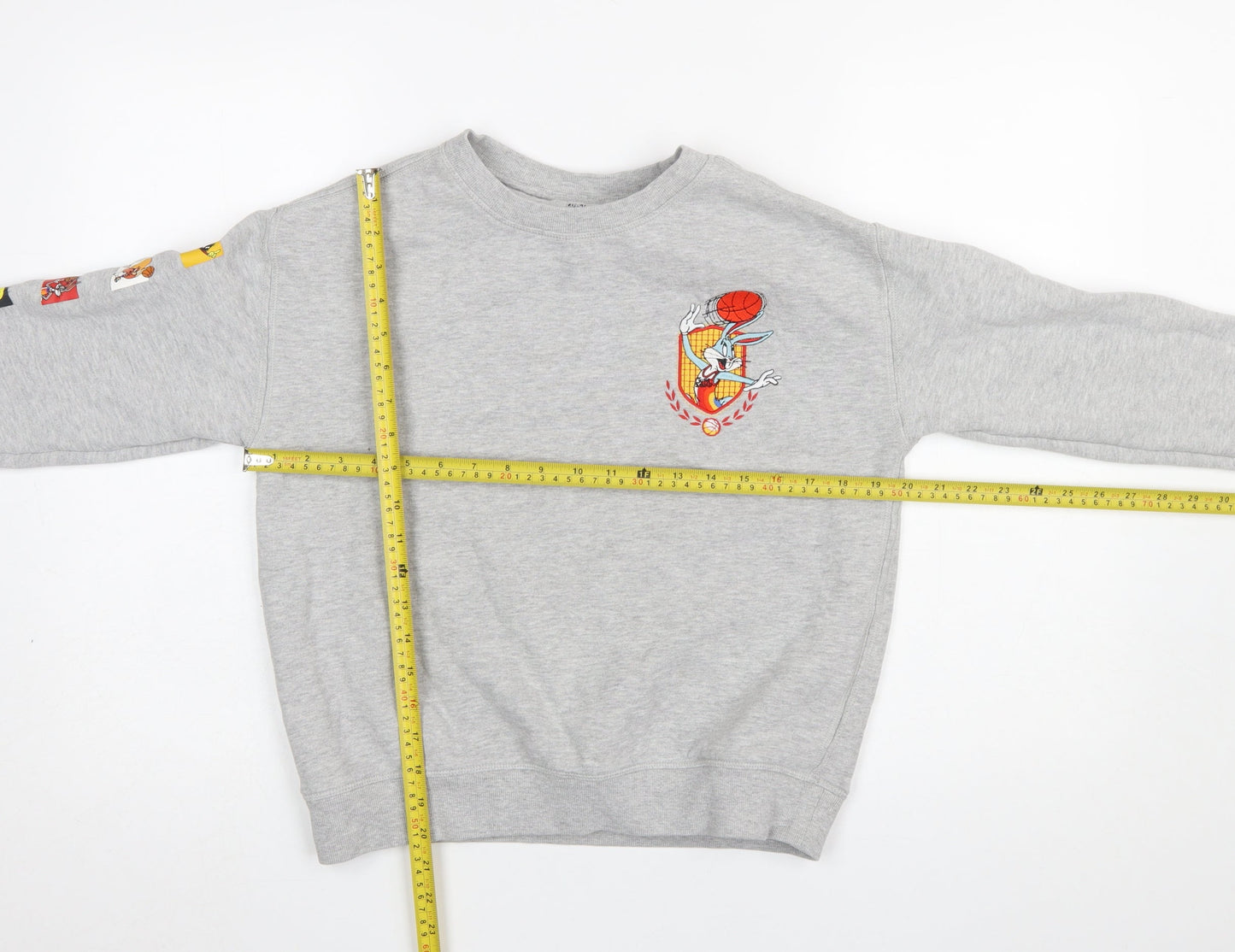 Marks and Spencer Boys Grey Space Jam Pullover Sweatshirt 11-12 Years
