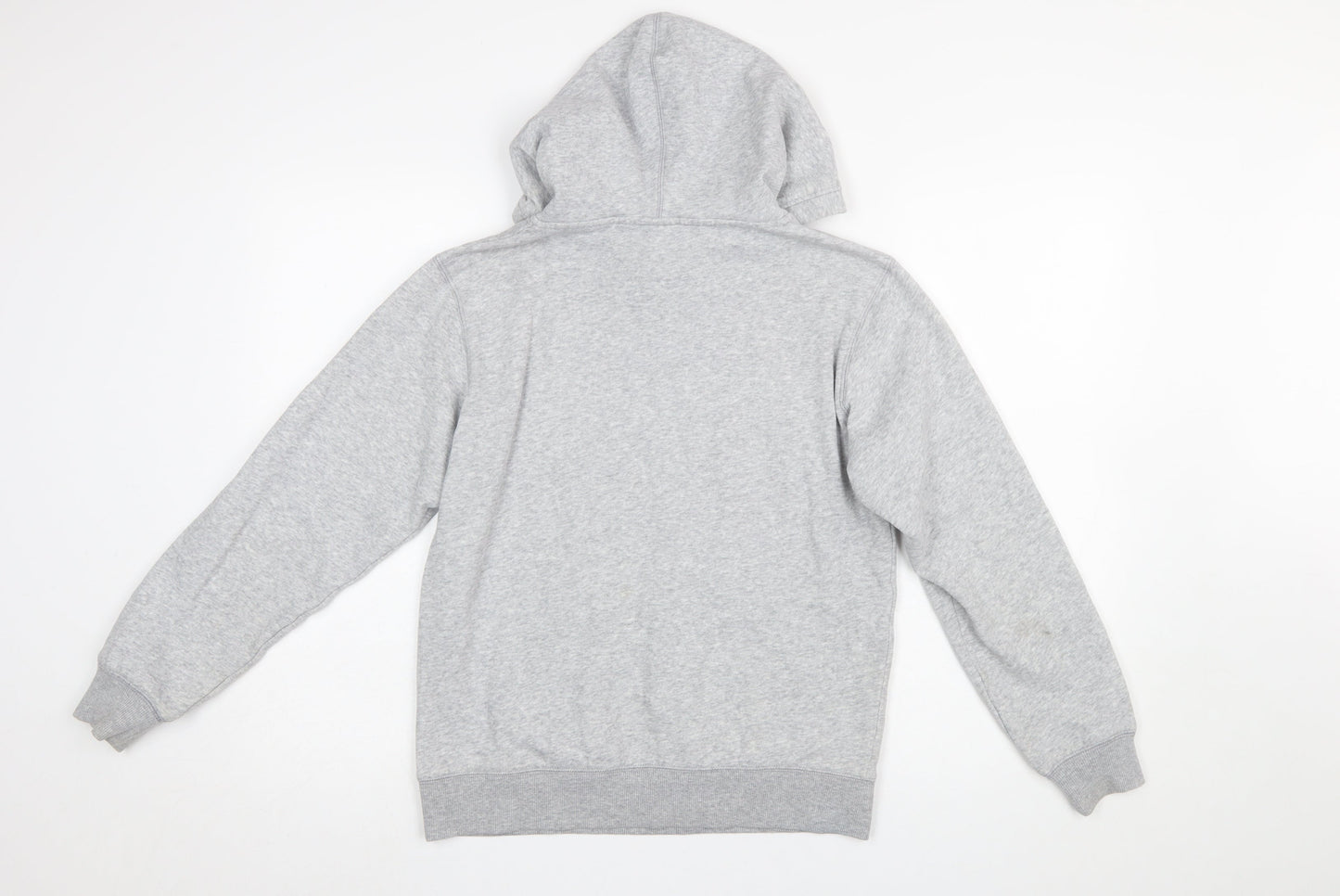 Domyos Boys Grey Pullover Hoodie 14 Years Athletic Graphic Print