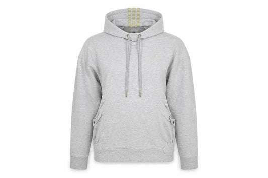 Adidas Womens Grey Hoodie Size 10 Pullover Drawstring Hooded Sweatshirt
