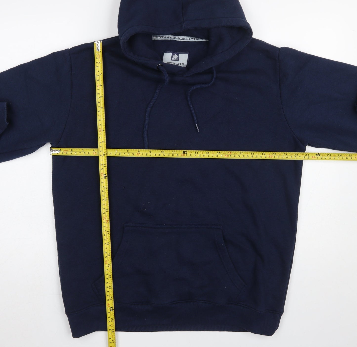 North West Men's Blue XL Pullover Hoodie Sweatshirt