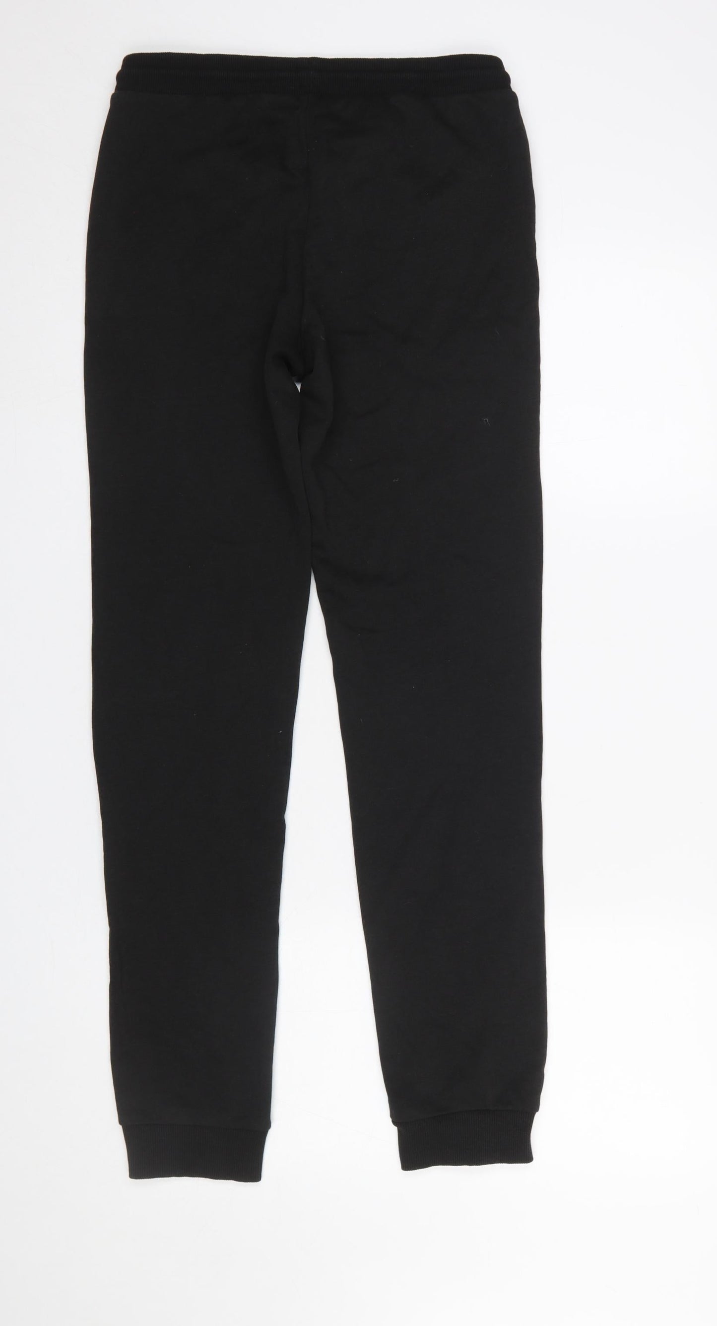 Jack & Jones Boys Black Jogger Trousers Size 164 Cotton Blend Fleece