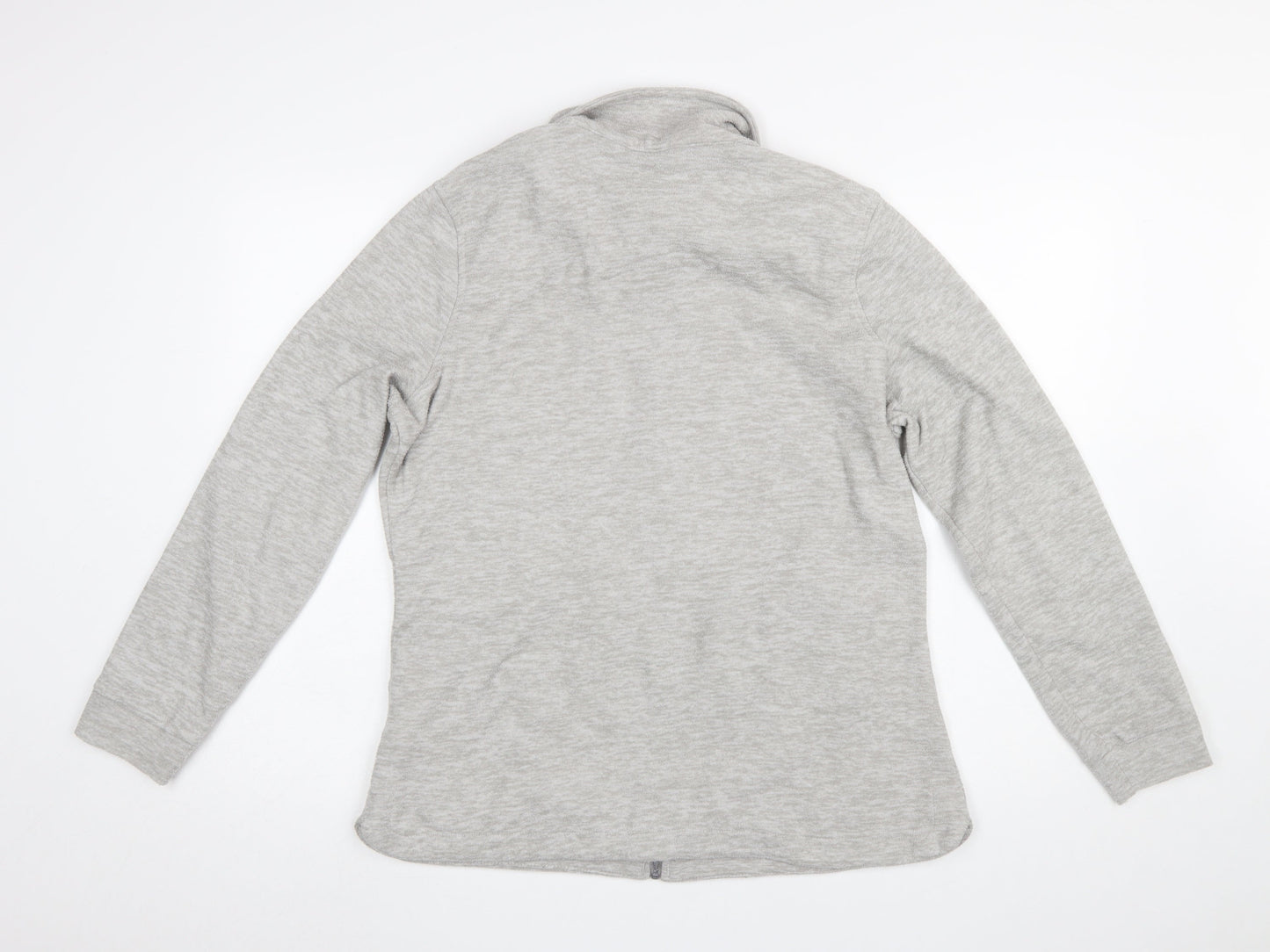 Regatta Great Outdoors Women Grey Fleece Full Zip Jacket UK 16