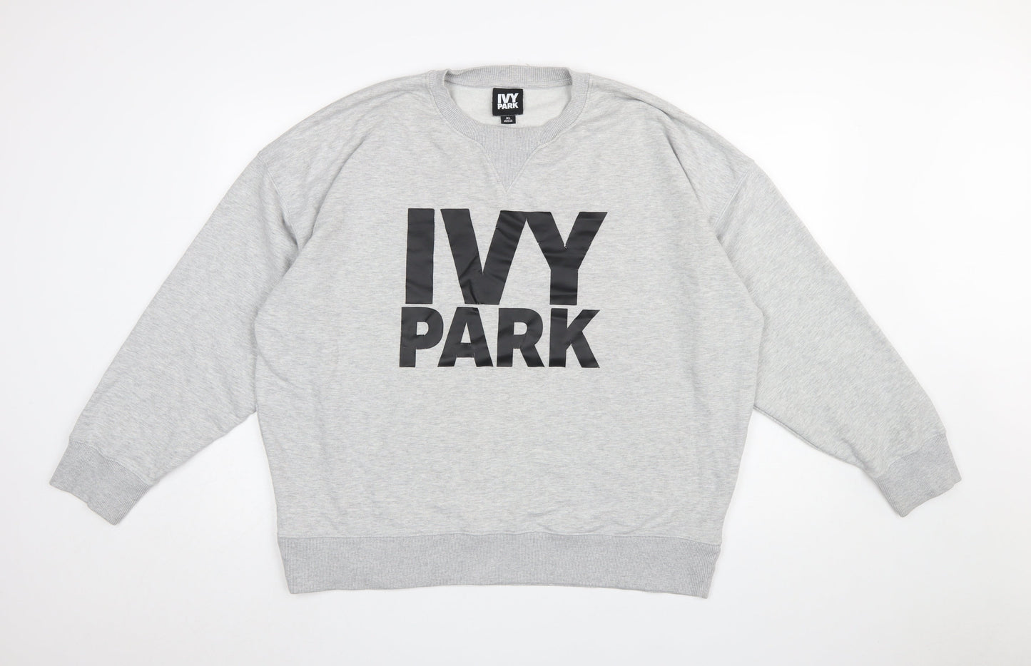 Ivy Park Women's Grey XL Crew Neck Logo Sweatshirt