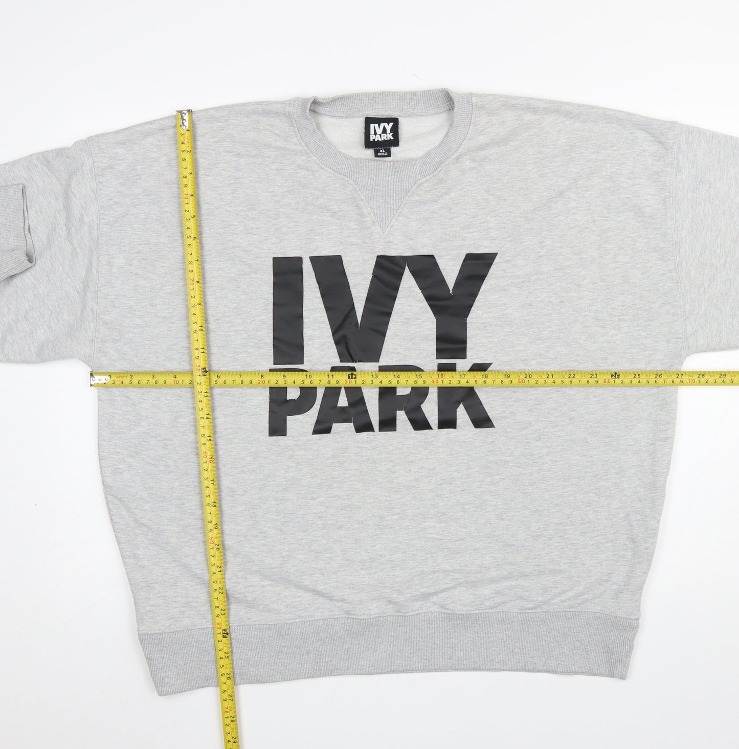 Ivy Park Women's Grey XL Crew Neck Logo Sweatshirt