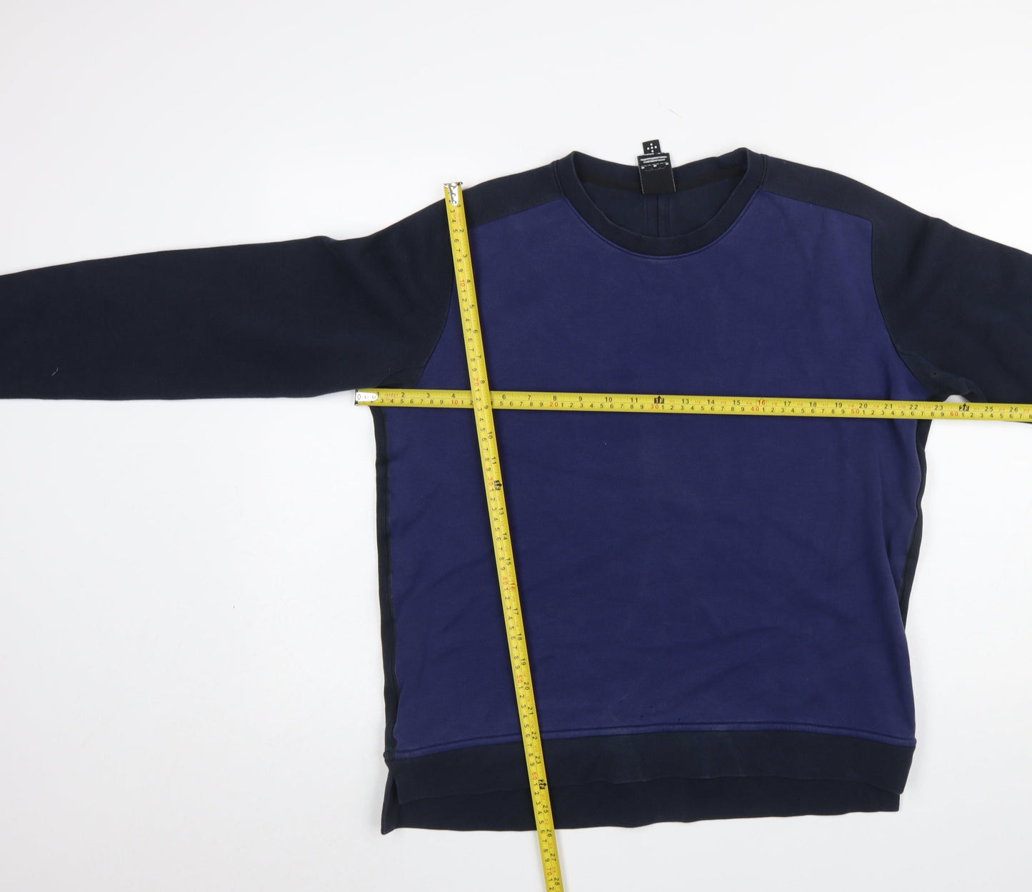Nike RF Men's Blue Crew Neck Sweatshirt M Cotton Blend