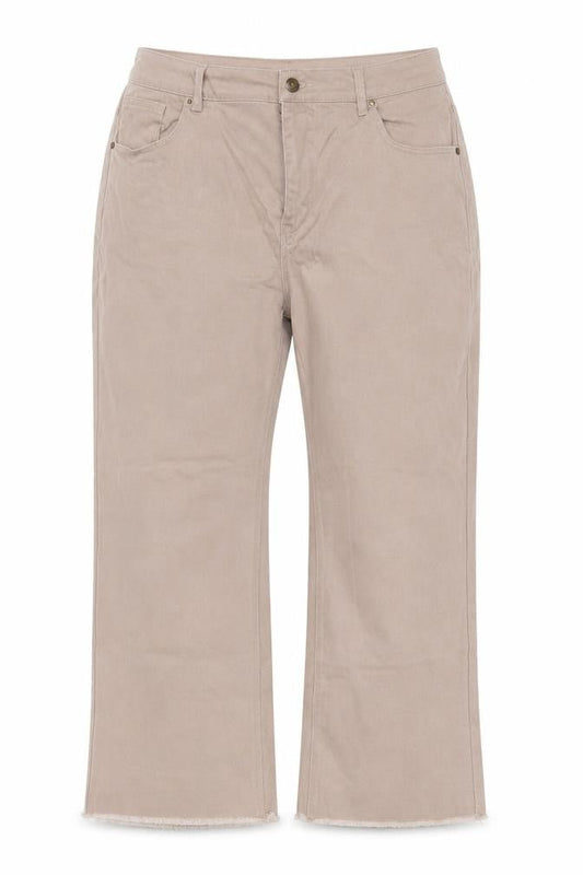 Gallery Women’s Beige Straight Leg Stretch Jeans Size 18