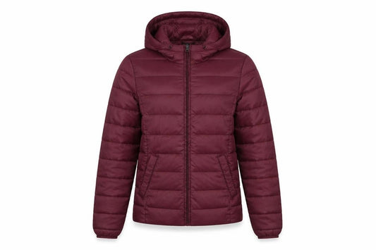 Vero Moda Women’s Red Hooded Puffer Jacket Size S