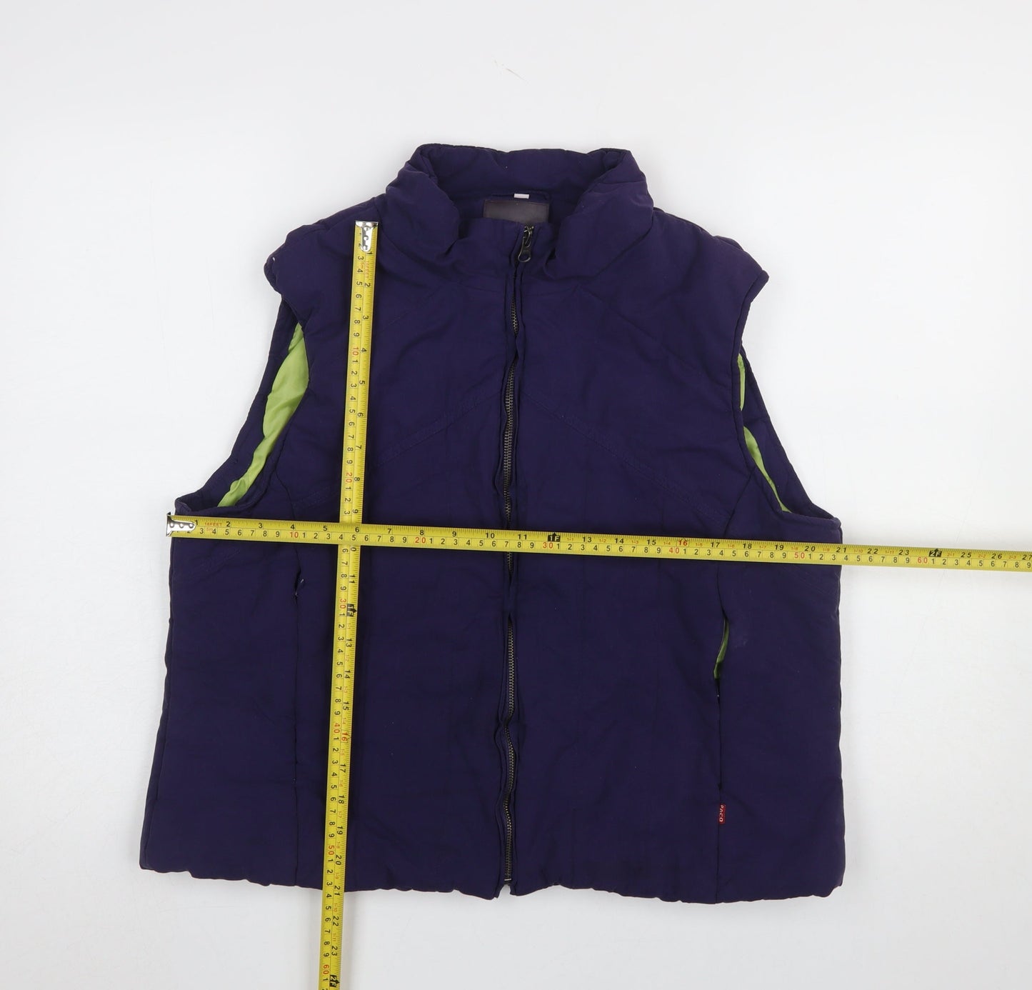 Paco Sport Womens Blue XL Quilted Bodywarmer Waistcoat