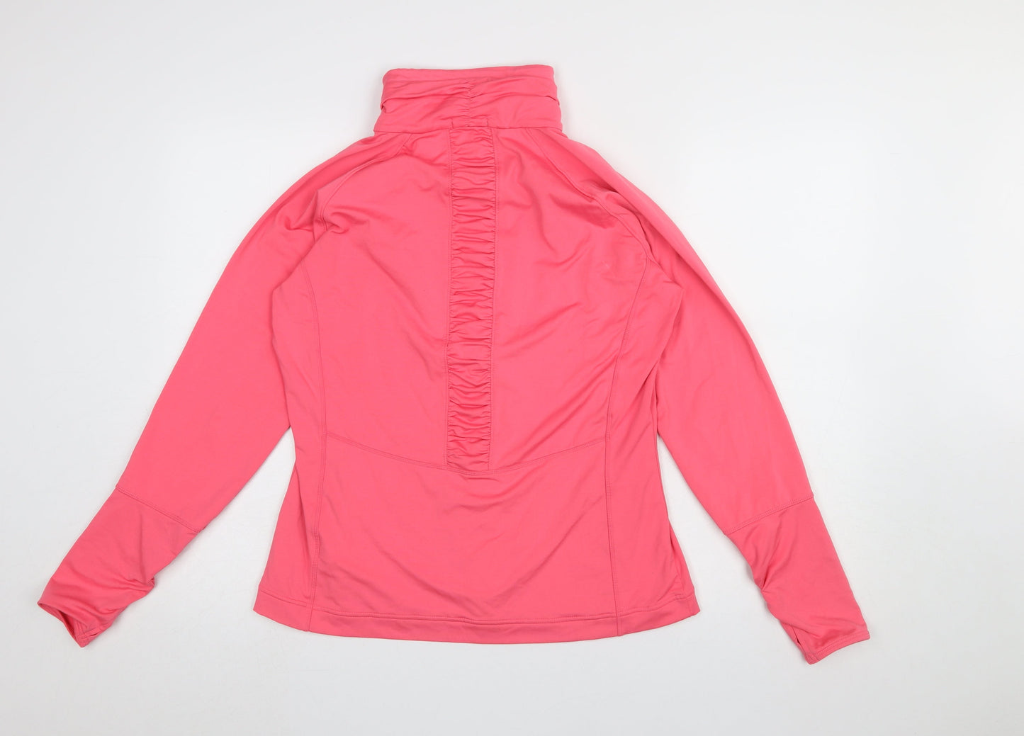 Green Lamb Women’s Pink Full Zip Sweatshirt Size M Polyester Blend Activewear