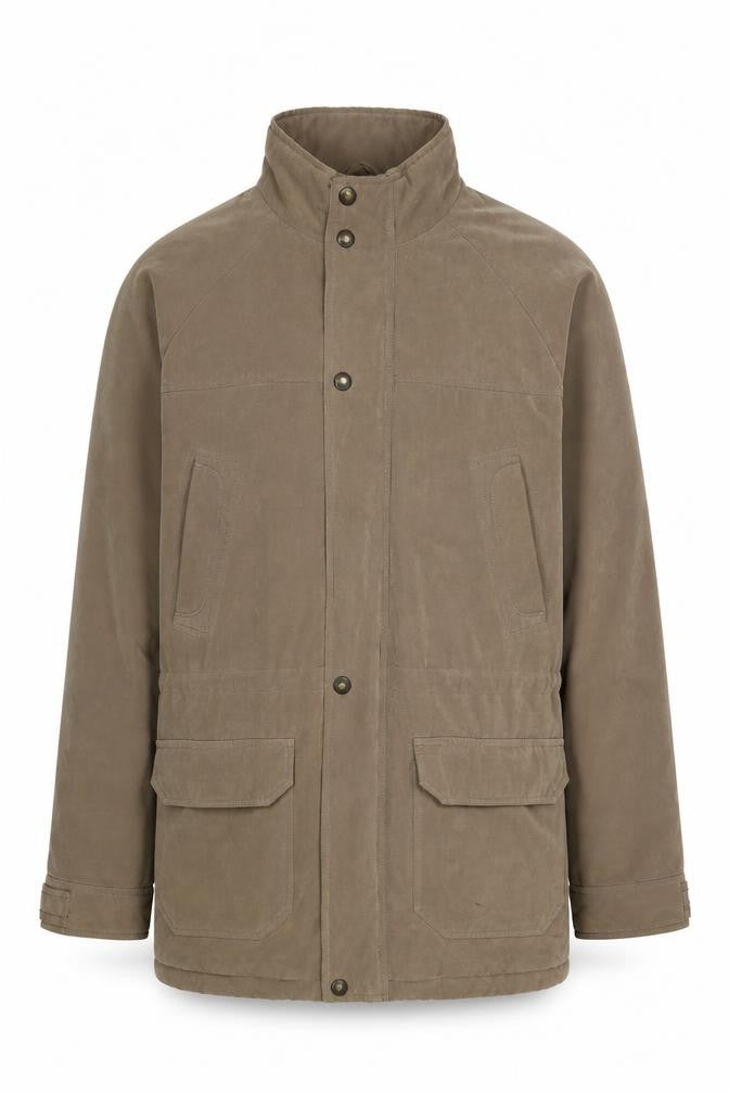 BHS Men's Brown Medium Parka Jacket 38in Chest Polyester Blend