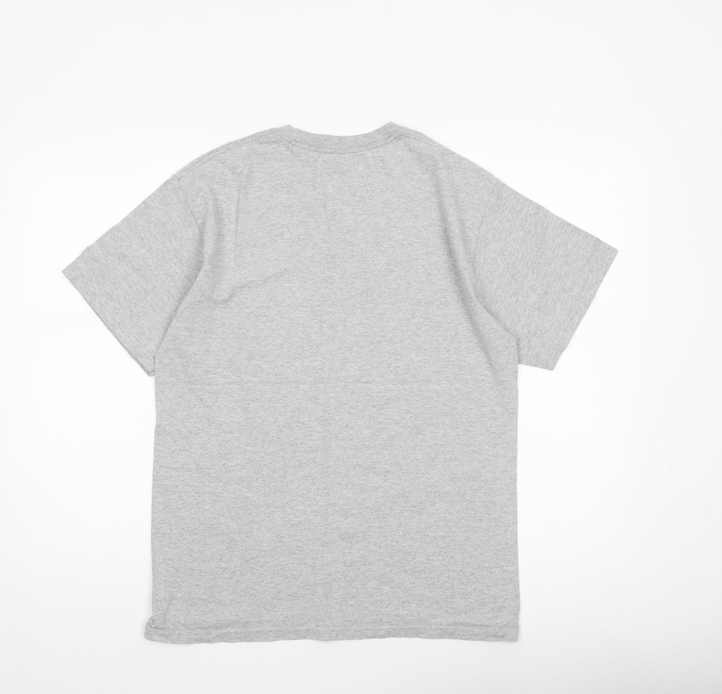 Champion Men's Grey Stanford Crew Graphic T-Shirt Size M