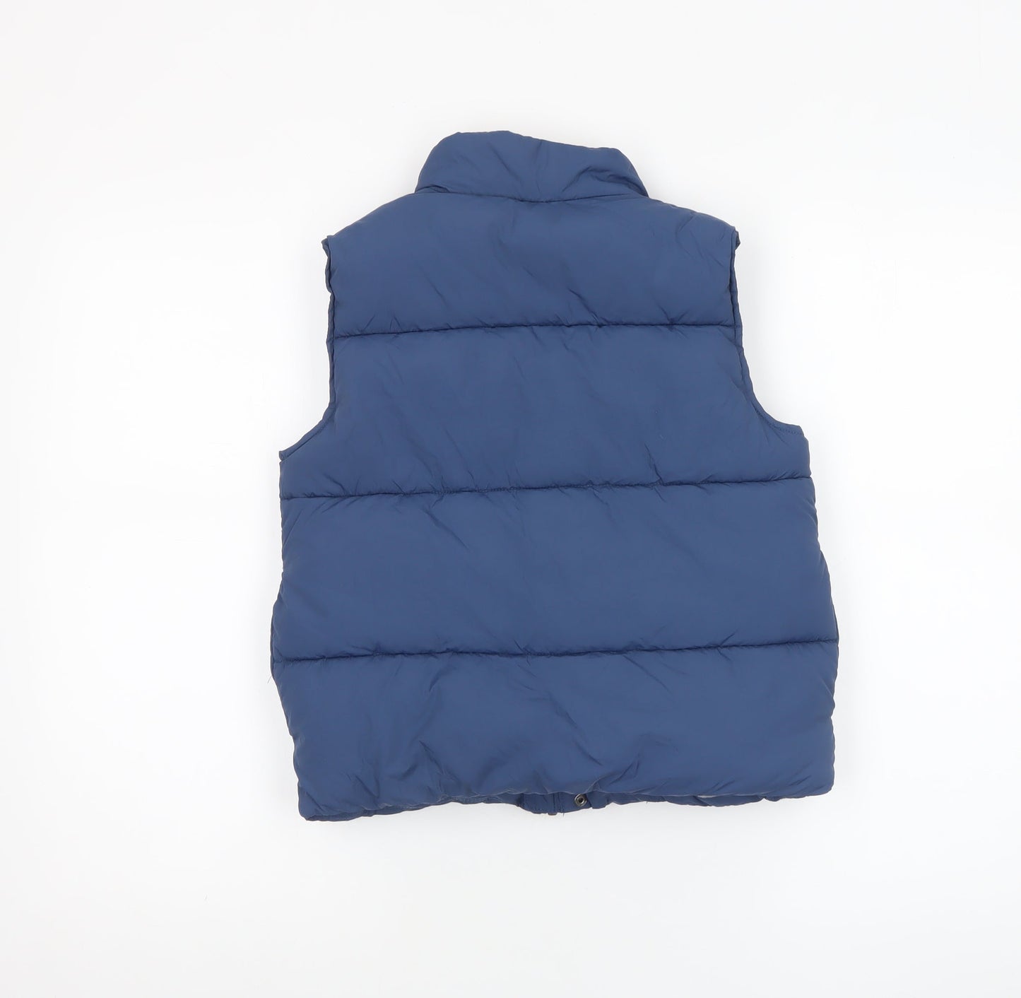 Explore Boys Blue Padded Bodywarmer Gilet 9 Years Lined Zip Outdoor Vest