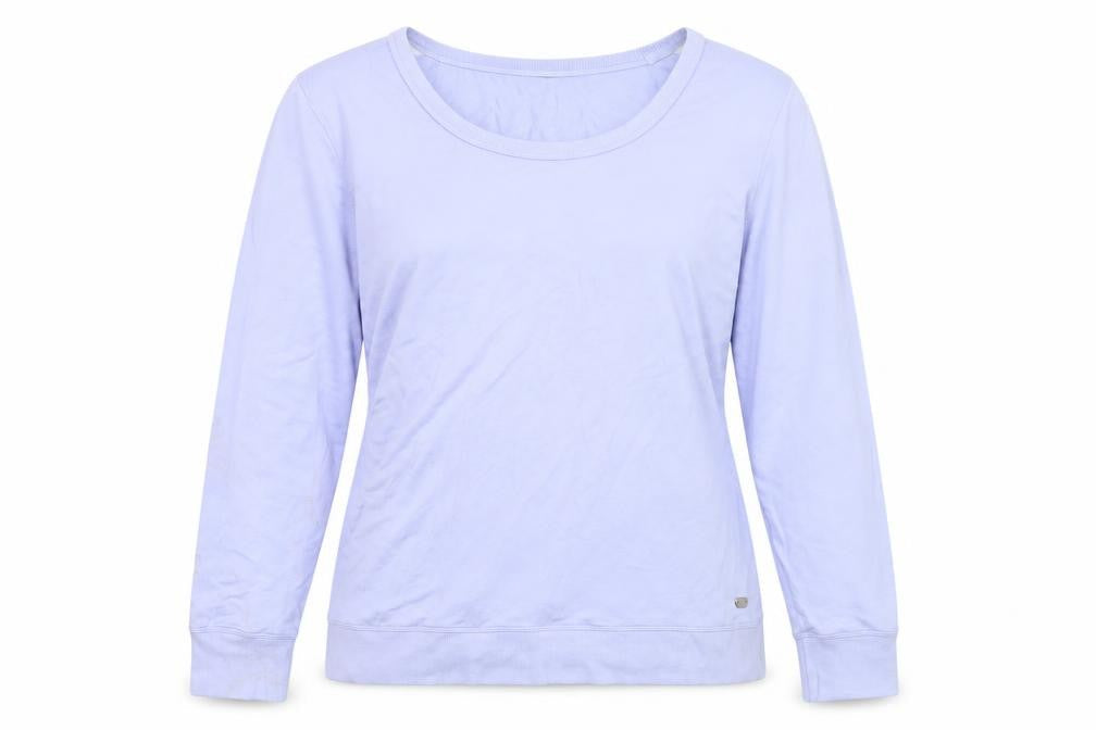 DKNY Sport Women's Lilac Pullover Sweatshirt XL Cotton Blend