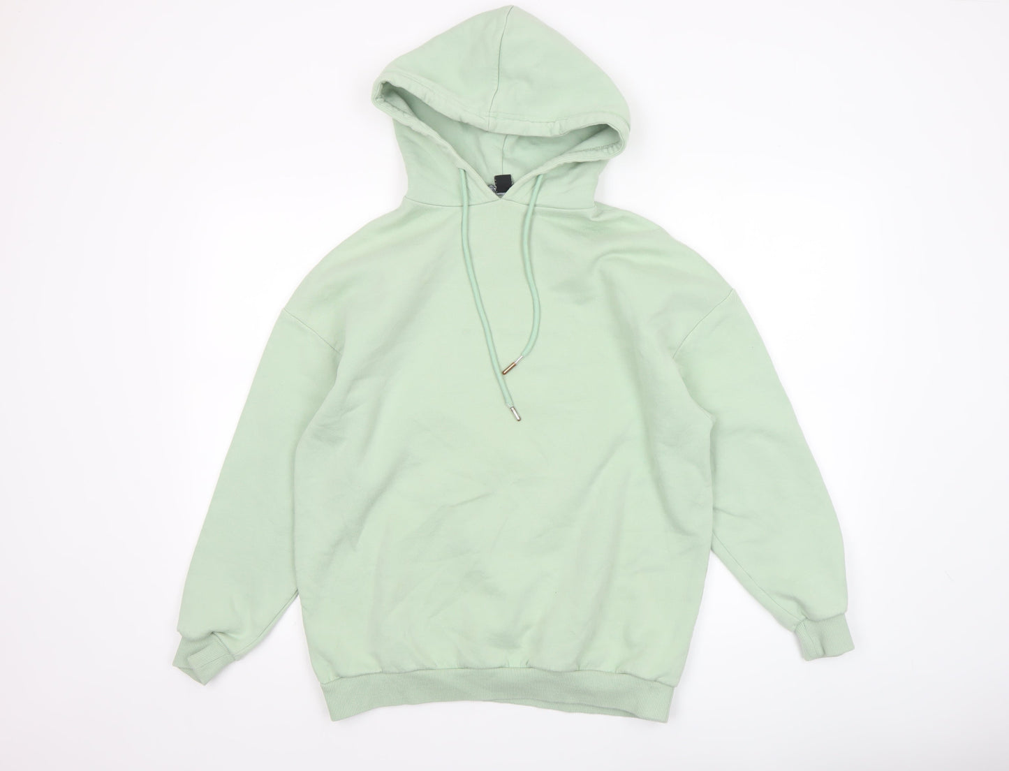 Boohoo Womens Mint Green XS Pullover Hoodie - Graphic Print Athleisure