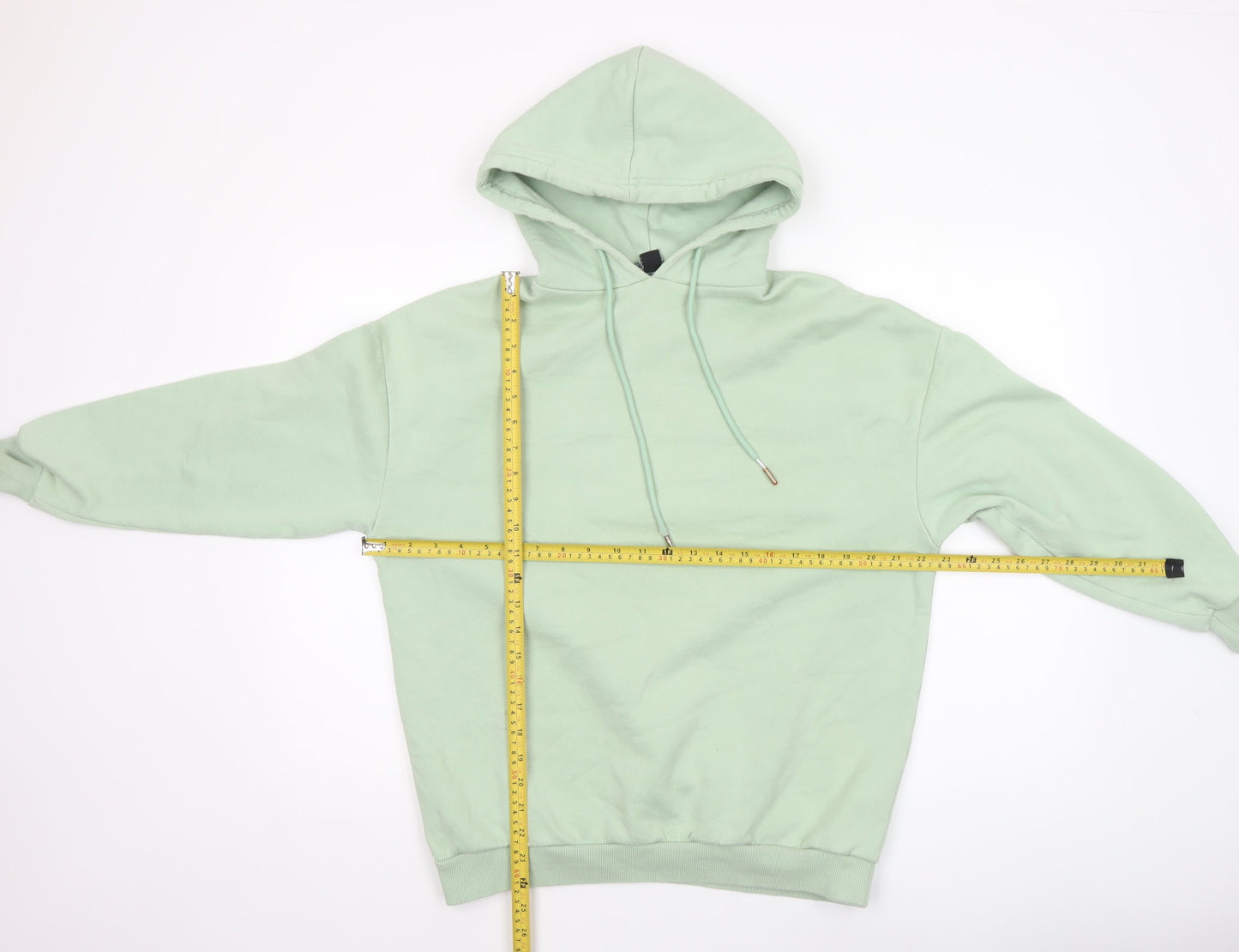 Boohoo Womens Mint Green XS Pullover Hoodie - Graphic Print Athleisure