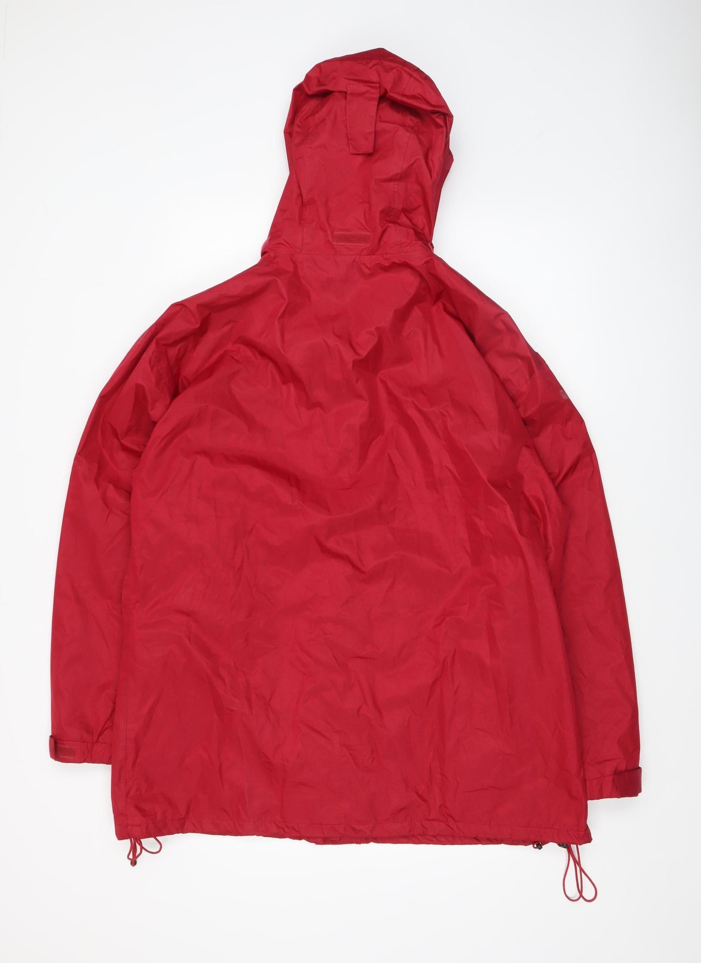 Alpine Trek Men's Red Waterproof Hooded Jacket Size L