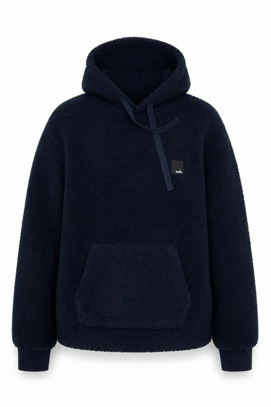 Bench Women's Navy Pullover Hoodie Medium Fleece Polyester