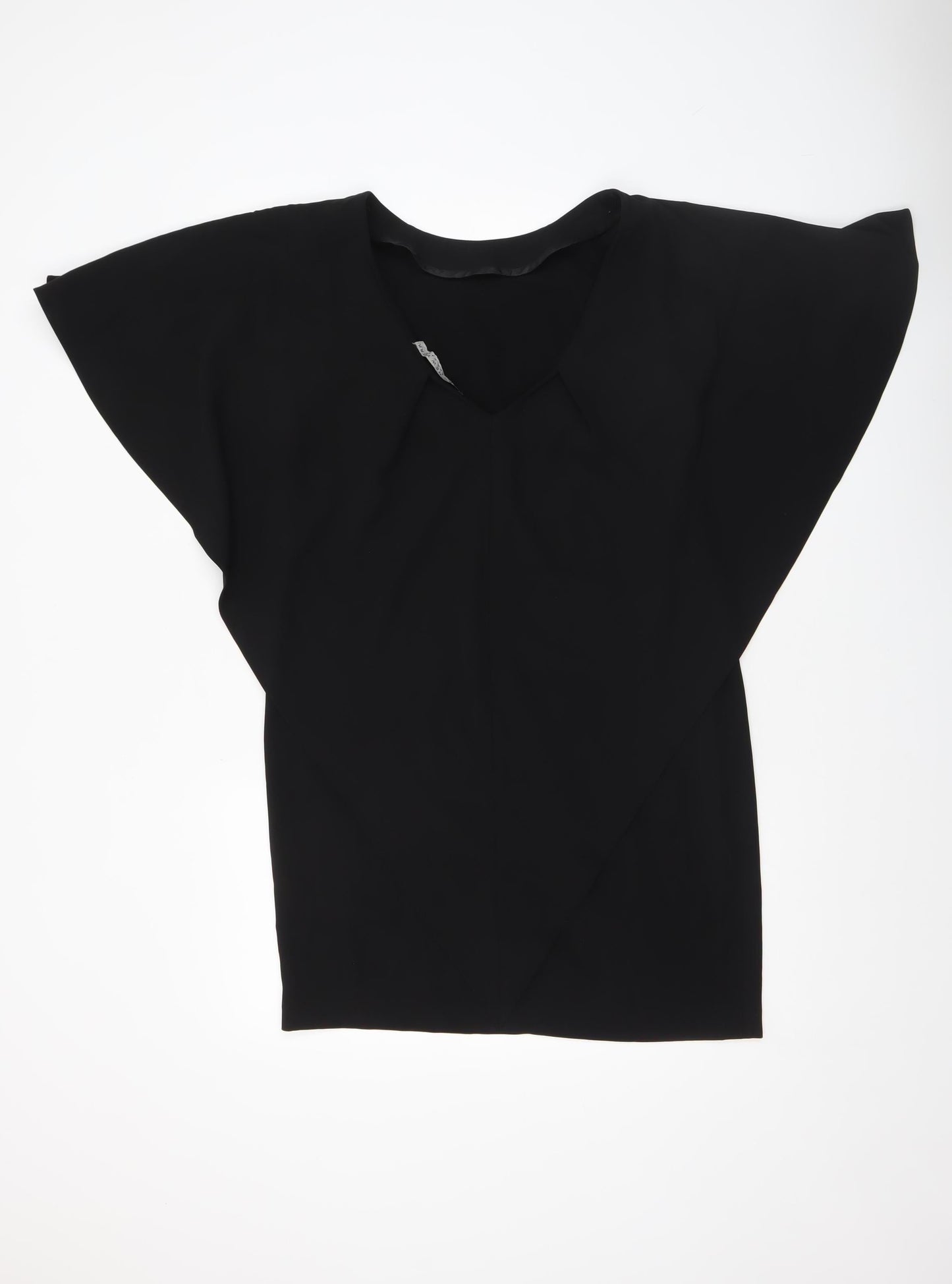 Marc New York Womens Black Size 8 Sheath V-Neck Stretch Dress
