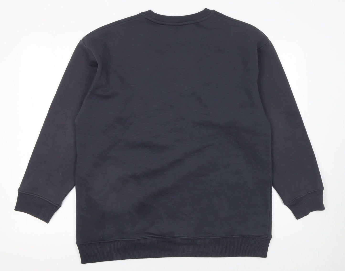 Harvard University Black Cotton Blend Women's Medium Sweatshirt