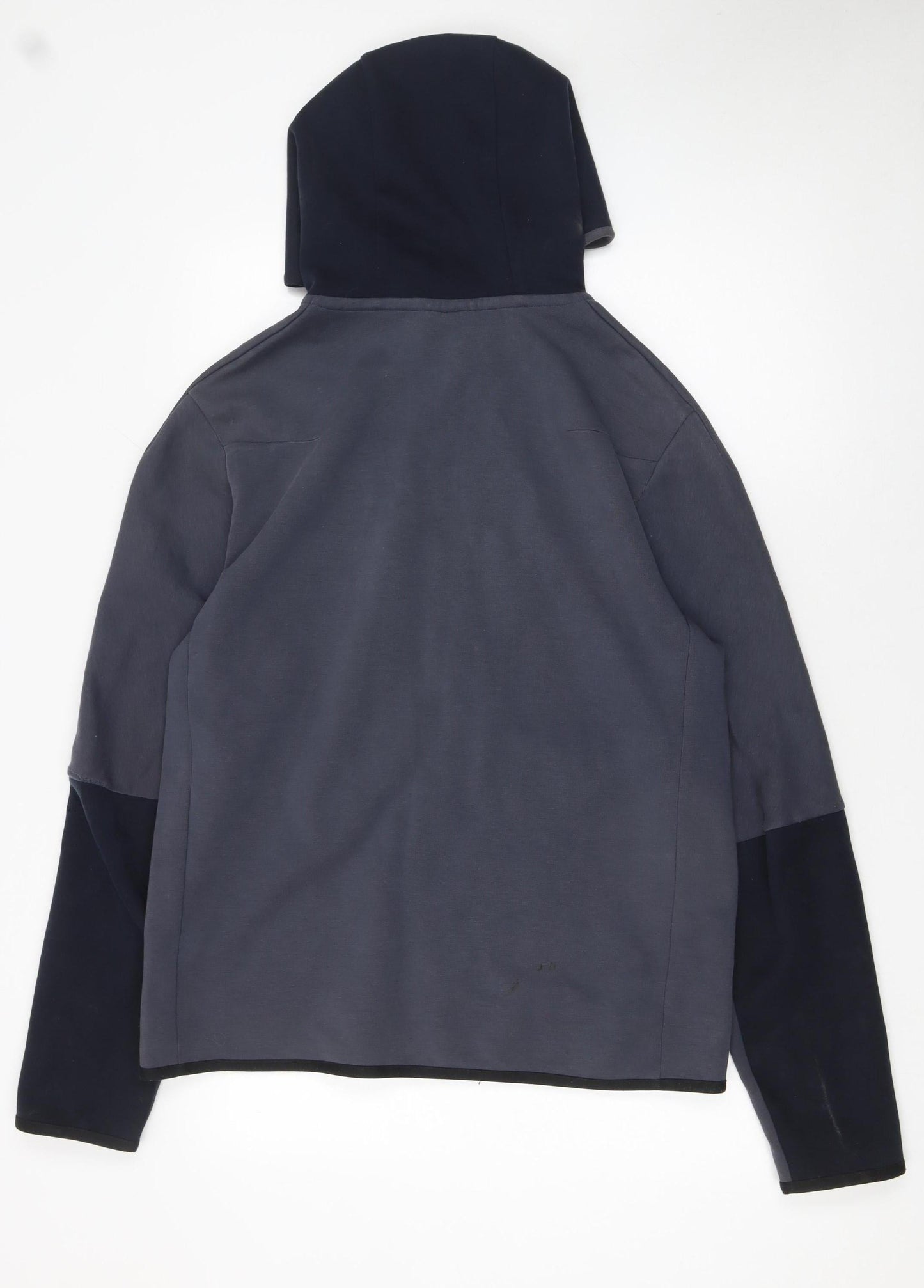 Nike Men Blue Full Zip Hoodie Size M Logo Sportswear