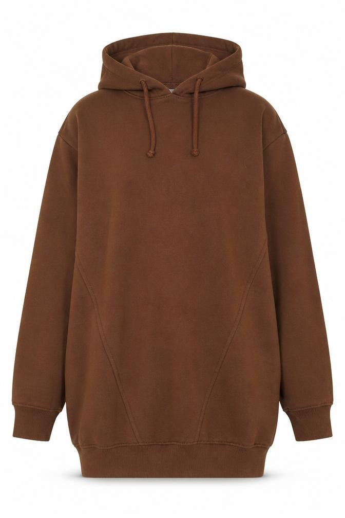 Threadbare Women’s Brown Pullover Hoodie Size 6 Cotton Blend Casual