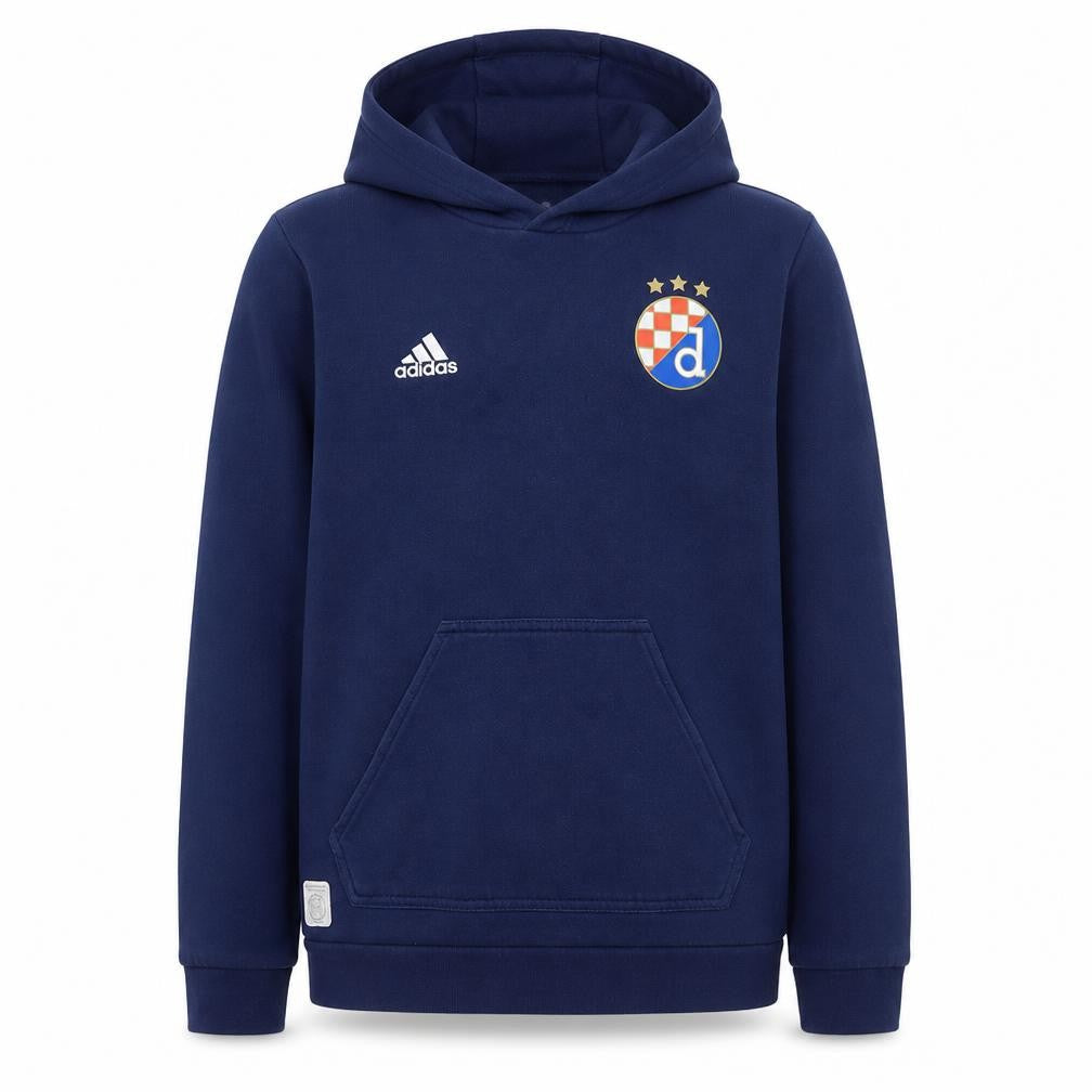 Adidas Boys Blue 11-12 Years Pullover Hoodie Logo Football Fleece