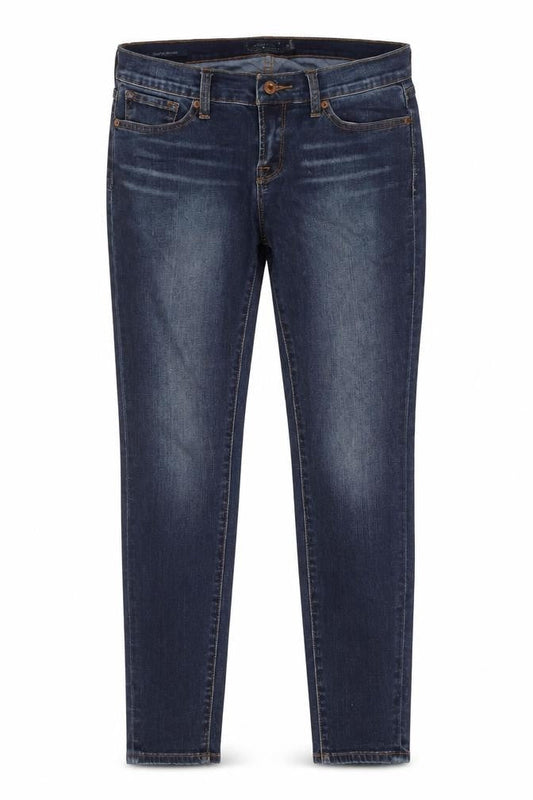 Lucky Brand Women's Blue Skinny Jeans Size 6 Mid Rise Stretch Denim