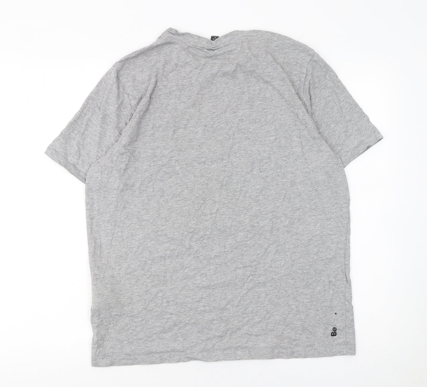 Bench Men's Grey Camouflage Graphic Print T-Shirt Size L