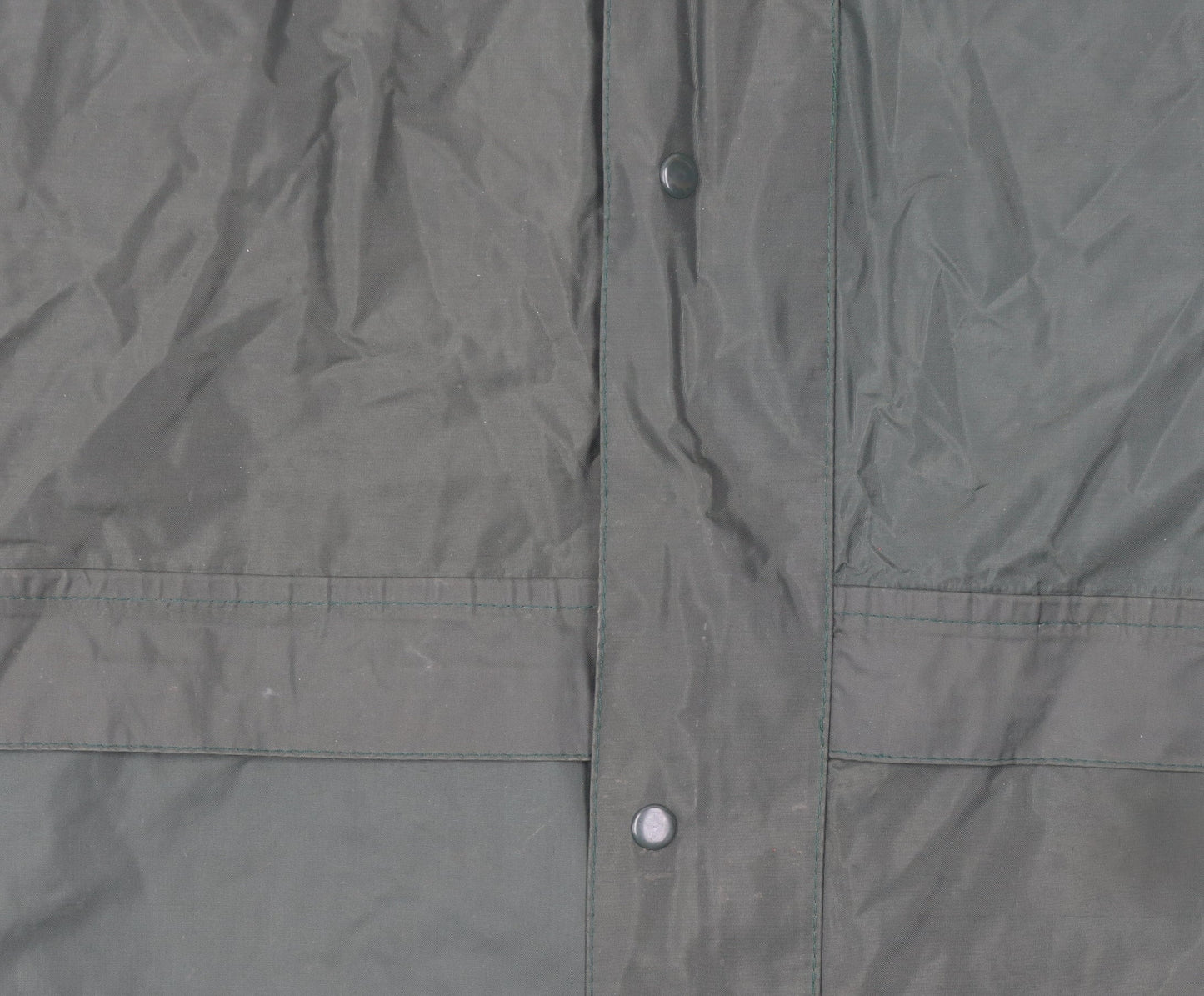 Footpath Men's Green Waterproof Hooded Rain Jacket M